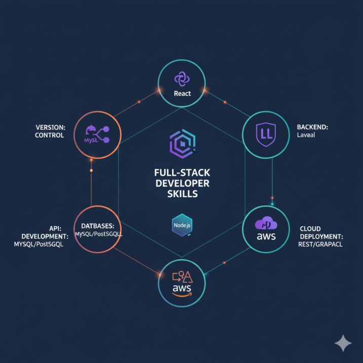 essential-full-stack-developer-skills-2025.jpg
laravel-react-nodejs-tech-stack-diagram.jpg
freelance-developer-required-technical-skills.jpg
contract-developer-tech-stack-visualization.jpg